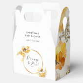 Mama naar Bee Honey Wildflower Baby shower Bedankdoosjes (Geopend)