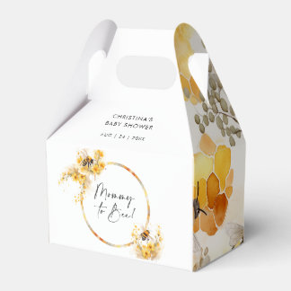 Mama naar Bee Honey Wildflower Baby shower Bedankdoosjes