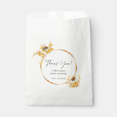 Mama naar Bee Honey Wildflower Baby shower Bedankzakje (Voorkant)
