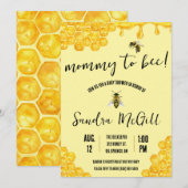 Mama naar Bee! Honingbij, Honing, Baby shower Kaart (Voorkant / Achterkant)