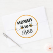 Mama naar Bee Stickers - Baby shower Bee Theme (Envelop)