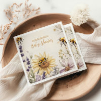 mama naar Bee Yellow Floral Baby shower
