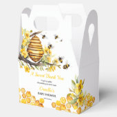 Mama naar bijen lente bijen baby shower sjabloon bedankdoosjes (Geopend)