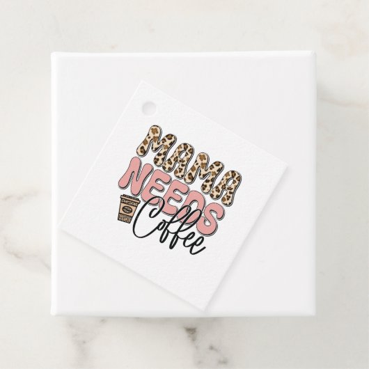 Mama Needs Coffee Bedankjes Labels (In situ)