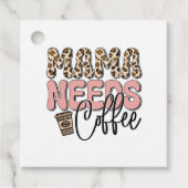 Mama Needs Coffee Bedankjes Labels (Voorkant)