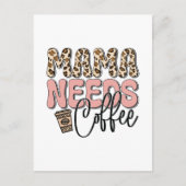Mama Needs Coffee Briefkaart (Voorkant)
