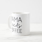 Mama Needs Coffee Koffiemok (Voorkant links)