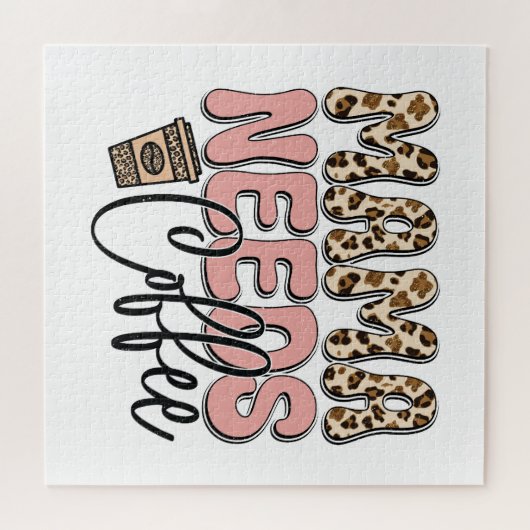 Mama Needs Coffee Legpuzzel (Horizontaal)