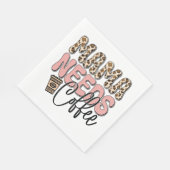 Mama Needs Coffee Servet (Hoek)