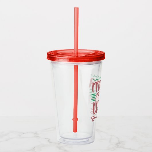 Mama Needs Wine Acryl Drinkbeker (Rechts)