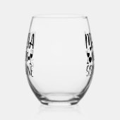 Mama Needs Wine Wijnglas Zonder Voet (Links)