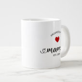 Mama Nieuw Moeder Cadeau Grote Koffiekop (Voorkant rechts)