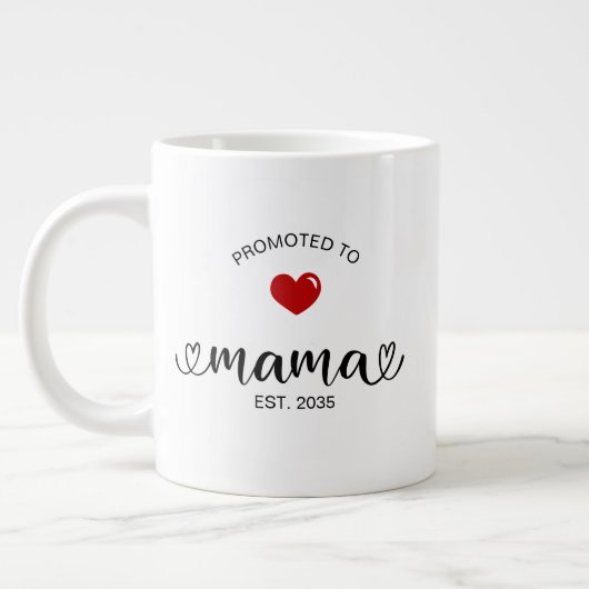 Mama Nieuw Moeder Cadeau Grote Koffiekop (Links)