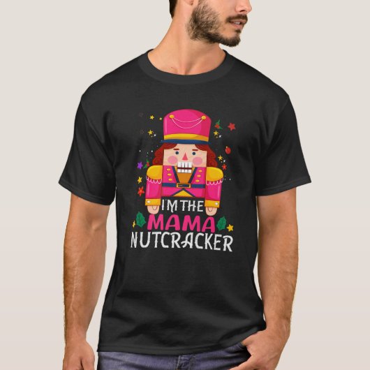 Mama Nutcracker Matching Family Group Christmas Pa T-shirt (Voorkant)