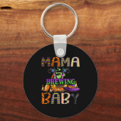 Mama Of Brewing Baby Halloween One Soky Mama Sleutelhanger (Voorkant)