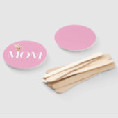 Mama of Papa? Baby Shower Handventilatorspel Handwaaier (Niet-gemonteerd)