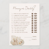 Mama of papa Party Spel Informatiekaartje (Voorkant)