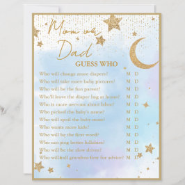Mama of papa raden wie Baby shower spel