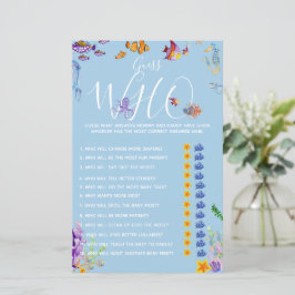 Mama of papa speelde onder het Zee Baby shower