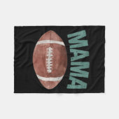 Mama Of The 1 Year Old Football 1st Year Down Birt Fleece Deken (Voorkant (Horizontaal))