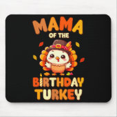 Mama Of The Birthday Turkey Family 1st Birthday Bo Muismat (Voorkant)