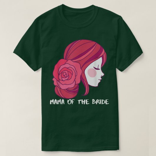 Mama Of The Bride T-shirt (Design voorkant)