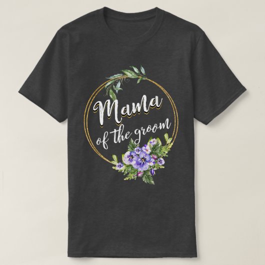 Mama Of The Groom Wedding Bachelor Party Mama Matc T-shirt (Design voorkant)