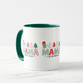 Mama of the Season Christmas Trees Coffee Mug | Fe Mok (Voorkant links)