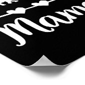Mama olifant 2 baby's kinderen moeder van twee sch poster (Hoek)