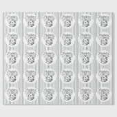 Mama olifant mama en ik Moederdag Cadeaupapier (Vlak)