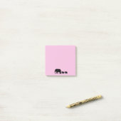 Mama Olifant met Baby's Post-it Briefjes Post-it® Notes (Op bureau)