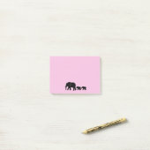 Mama Olifant met Baby's Post-it Notities Post-it® Notes (Op bureau)