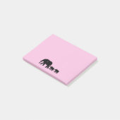 Mama Olifant met Baby's Post-it Notities Post-it® Notes (Schuin)
