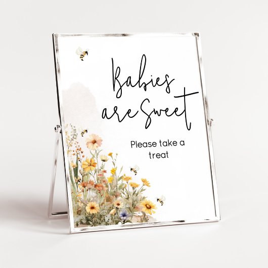 Mama om bij te zijn Wildflower Babies zijn Schatti Poster