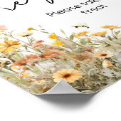 Mama om bij te zijn Wildflower Babies zijn Schatti Poster (Hoek)