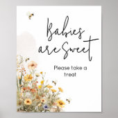 Mama om bij te zijn Wildflower Babies zijn Schatti Poster (Voorkant)