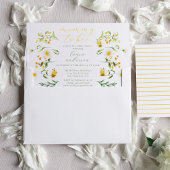 Mama om elegant bloemenBaby shower te zijn Kaart