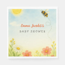 Mama om genderneutraal Baby shower servetten te zi