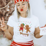 Mama om geslacht te zijn onthullen peperkoek t-shirt<br><div class="desc">Dit ontwerp is voorzien van een schattige peperkoek jongen en meisje met heerlijke lettertypes! Bekijk het hele collectie voor meer overeenkomende objecten!</div>