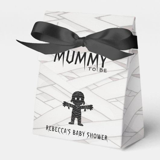 Mama om Halloween Baby shower te zijn Bedankdoosjes (Voorkant Zijde)