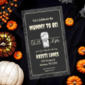 Mama om Halloween Baby shower te zijn Invite Kaart