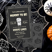 Mama om Halloween Baby shower te zijn Invite Kaart