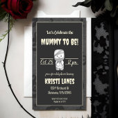 Mama om Halloween Baby shower te zijn Invite Kaart