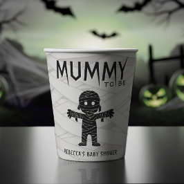 Mama om Halloween Baby shower te zijn Papieren Bekers