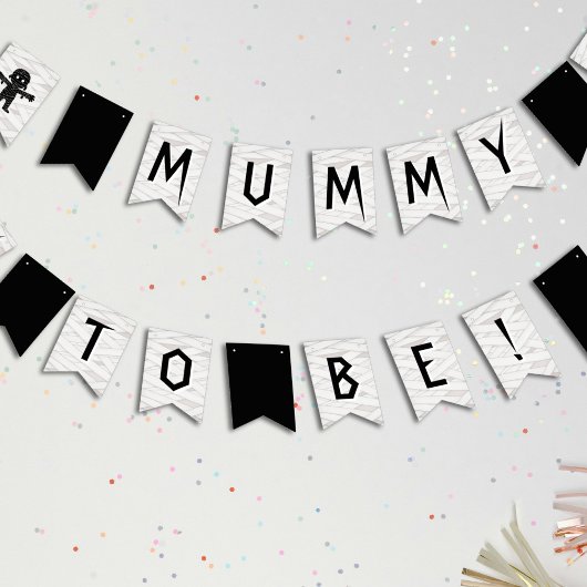 Mama om Halloween Baby shower te zijn Vlaggetjes