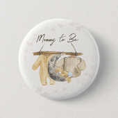 Mama om lief te zijn Babykleding Geslacht Neutraal Ronde Button 5,7 Cm (Voorkant)