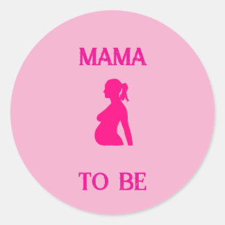 Mama om te zijn ronde sticker