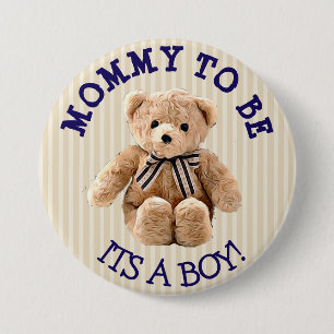 Mama om te zijn, Teddy Bear Baby shower Button