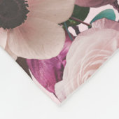 Mama oma & overgrootmoeder met namen Bloemen Fleece Deken (Hoek)