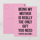 Mama & Oma, Sweet Moederdag Kaart Gift Idee (Voorkant / Achterkant)